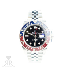 2018 Rolex GMT-MASTER II 'Pepsi' Jubilee Bracelet, 41mm, Oystersteel, 126710BLRO at RR Jewellers YARM UK
