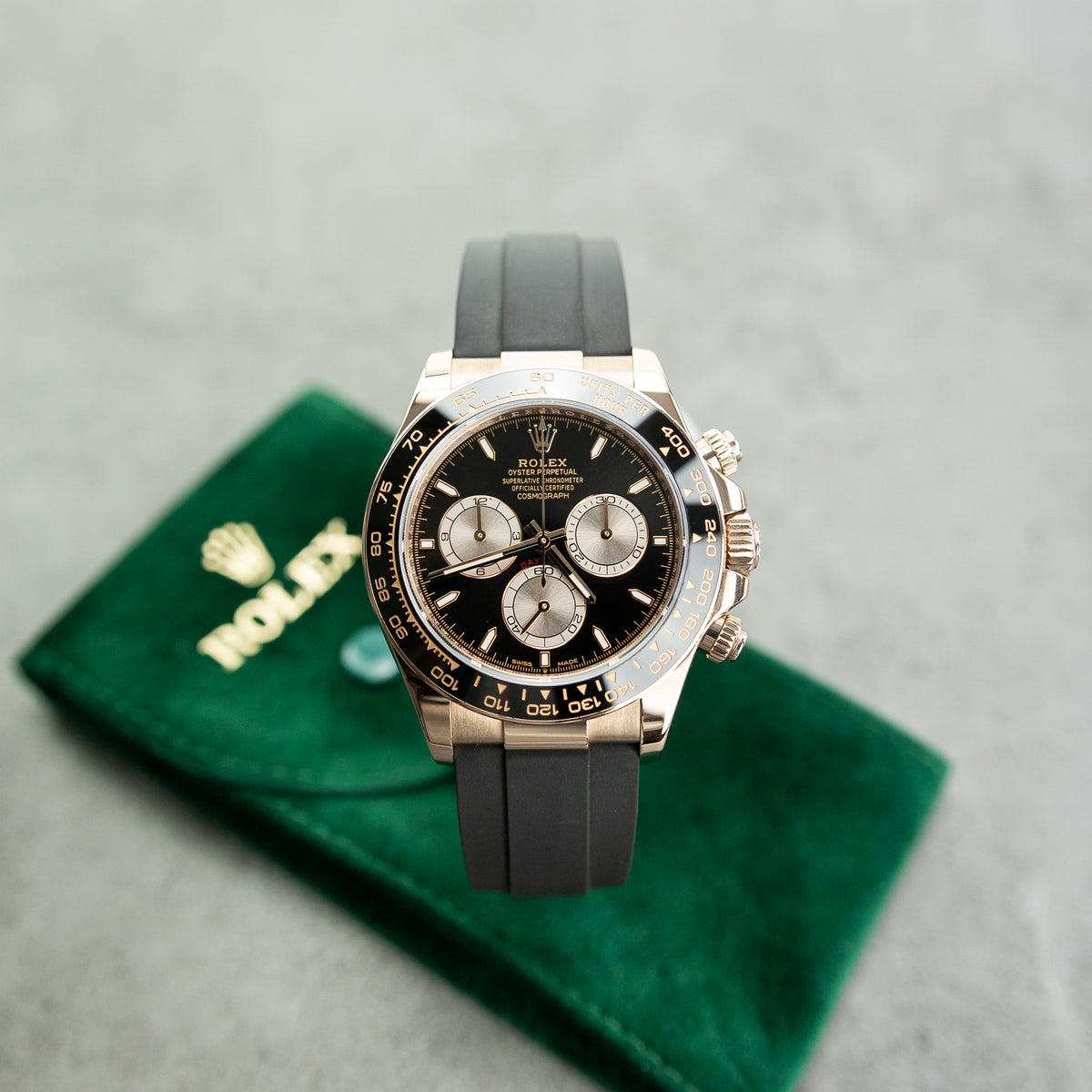 2024 Rolex COSMOGRAPH DAYTONA 18K Everose Gold, Oysterflex 126515LN at RR Jewellers Yarm UK