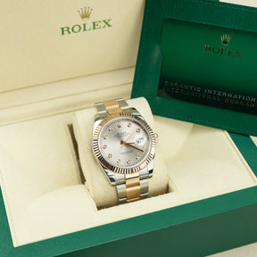 2020 Rolex DATEJUST 41 Oystersteel & Everose Gold 126331 at RR Jewellers Yarm UK