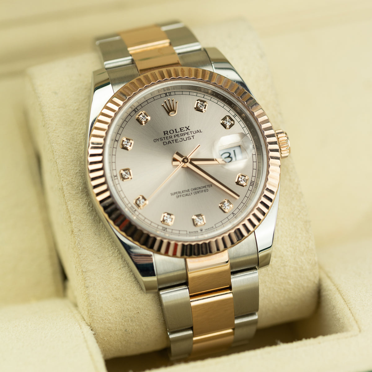 2020 Rolex DATEJUST 41 Oystersteel & Everose Gold 126331 at RR Jewellers Yarm UK