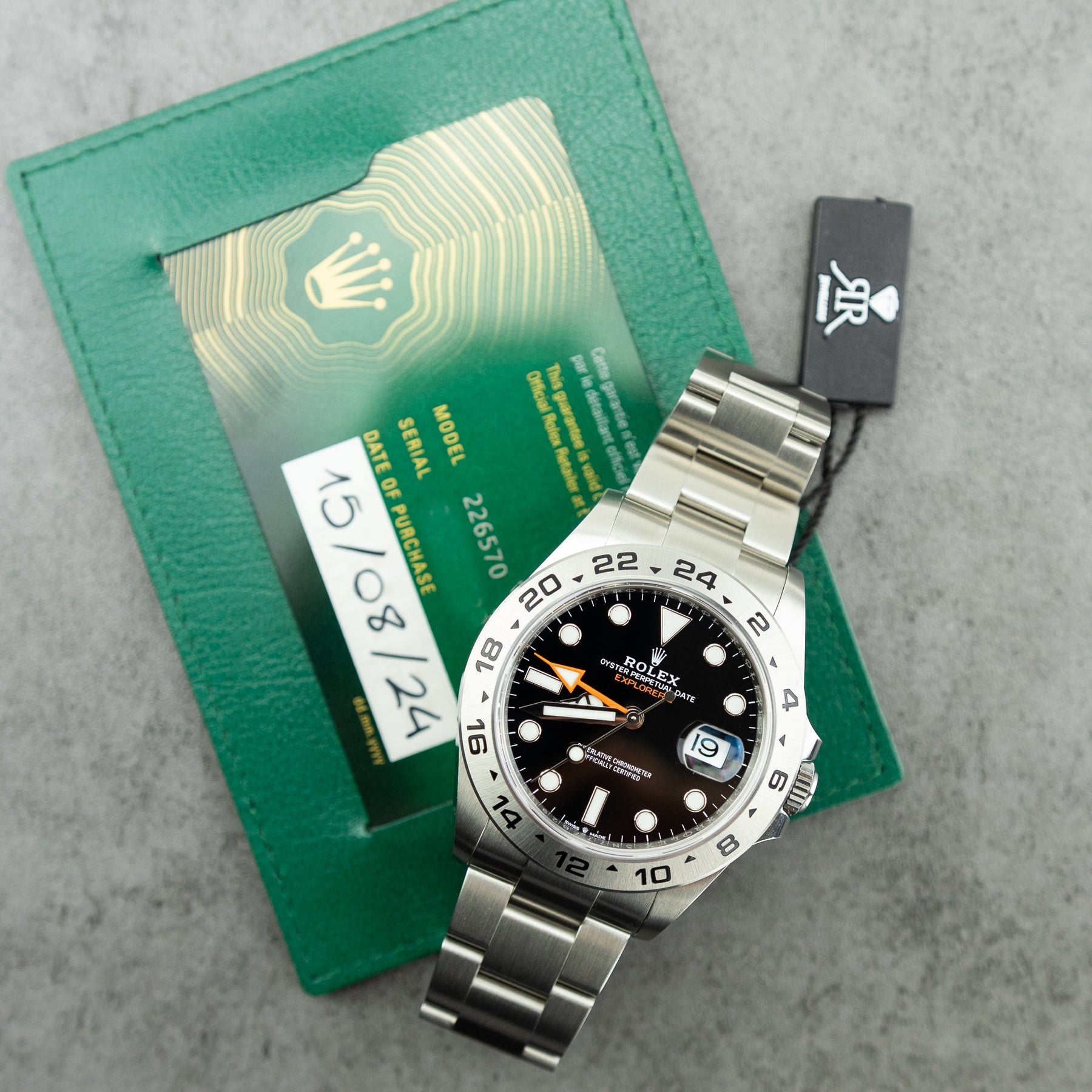 2024 Rolex OYSTER PERPETUAL Explorer II 226570 at RR Jewellers Yarm UK