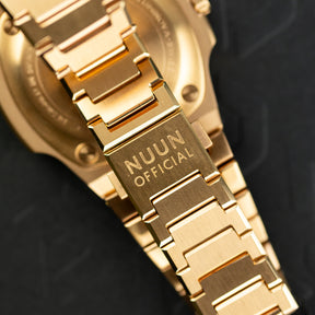 Nuun Official Origen Rose Gold MS Arabic Dial - Purple Haze 38mm