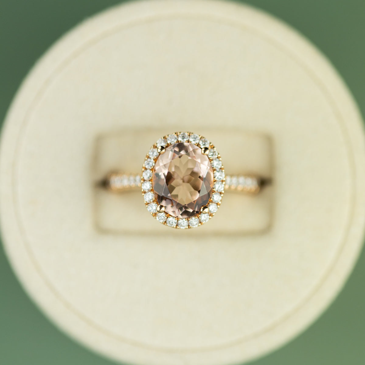 2.34ct Morganite ring at RR Jewellers Yarm UK