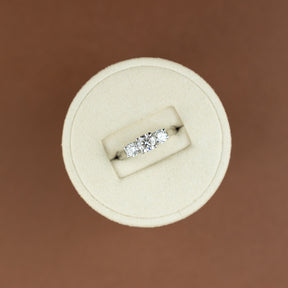 Platinum Brilliant Round Trilogy Ring with 1.05ct Diamond at RR Jewellers Yarm