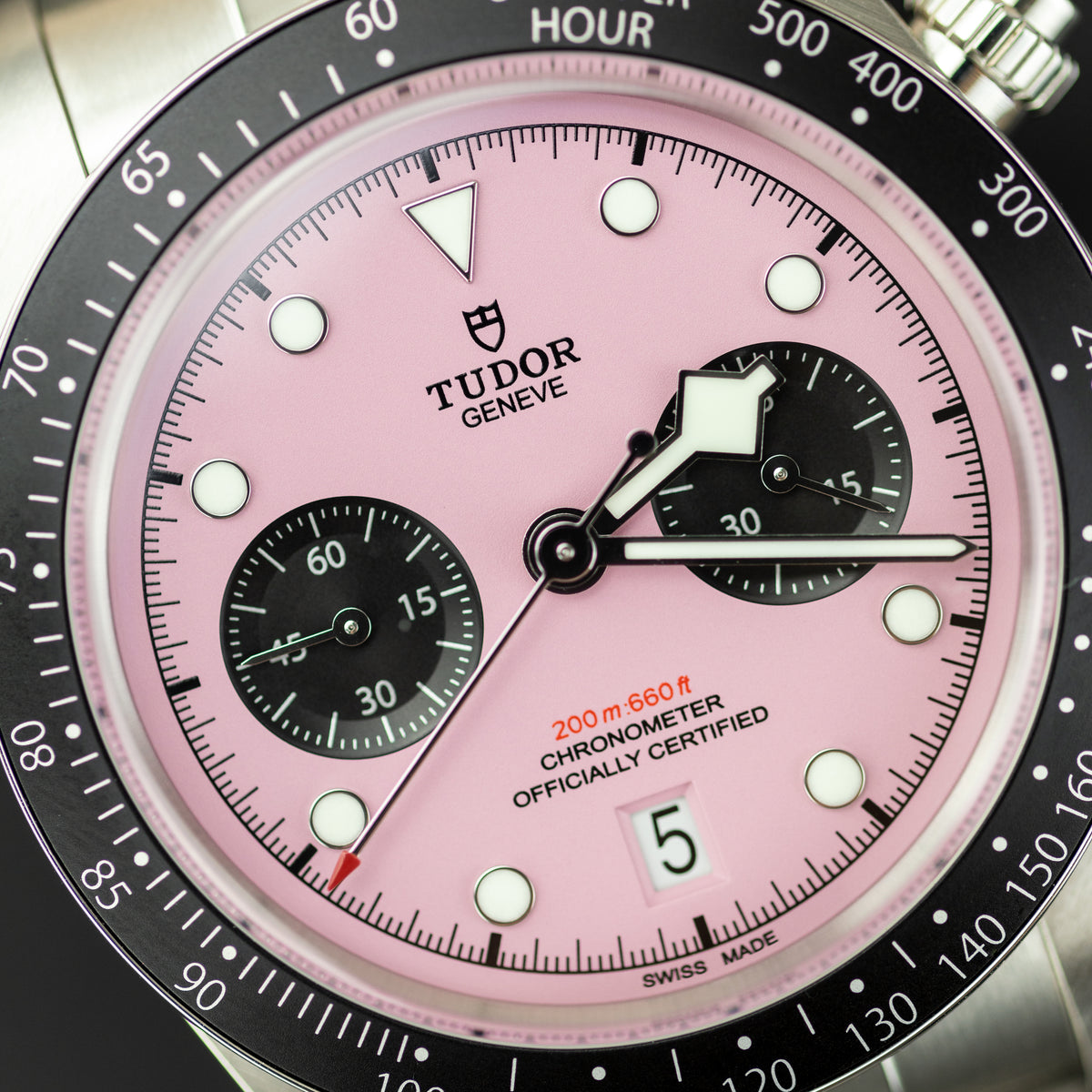 2024 TUDOR Black Bay Chrono, 41mm steel, Pink Dial at RR Jewellers Yarm