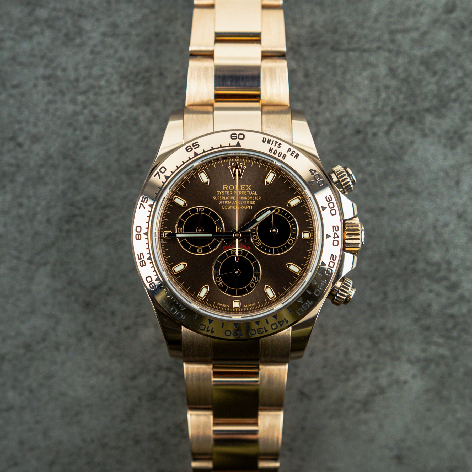 Rolex daytona chronograph gold new arrivals