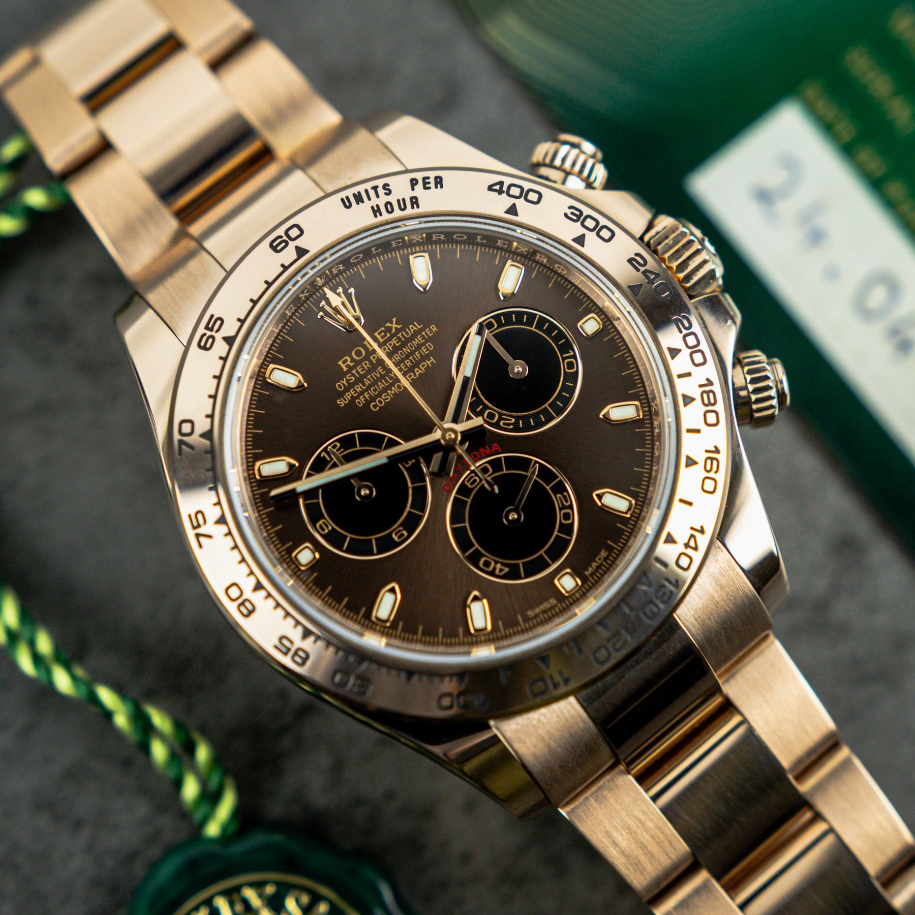 2023 Rolex COSMOGRAPH DAYTONA 18K Everose Gold Chocolate Dial 40mm 1