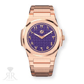 Nuun Official Origen Steel MS Arabic Dial - Purple Haze 38mm available at RR Jewellers Yarm UK