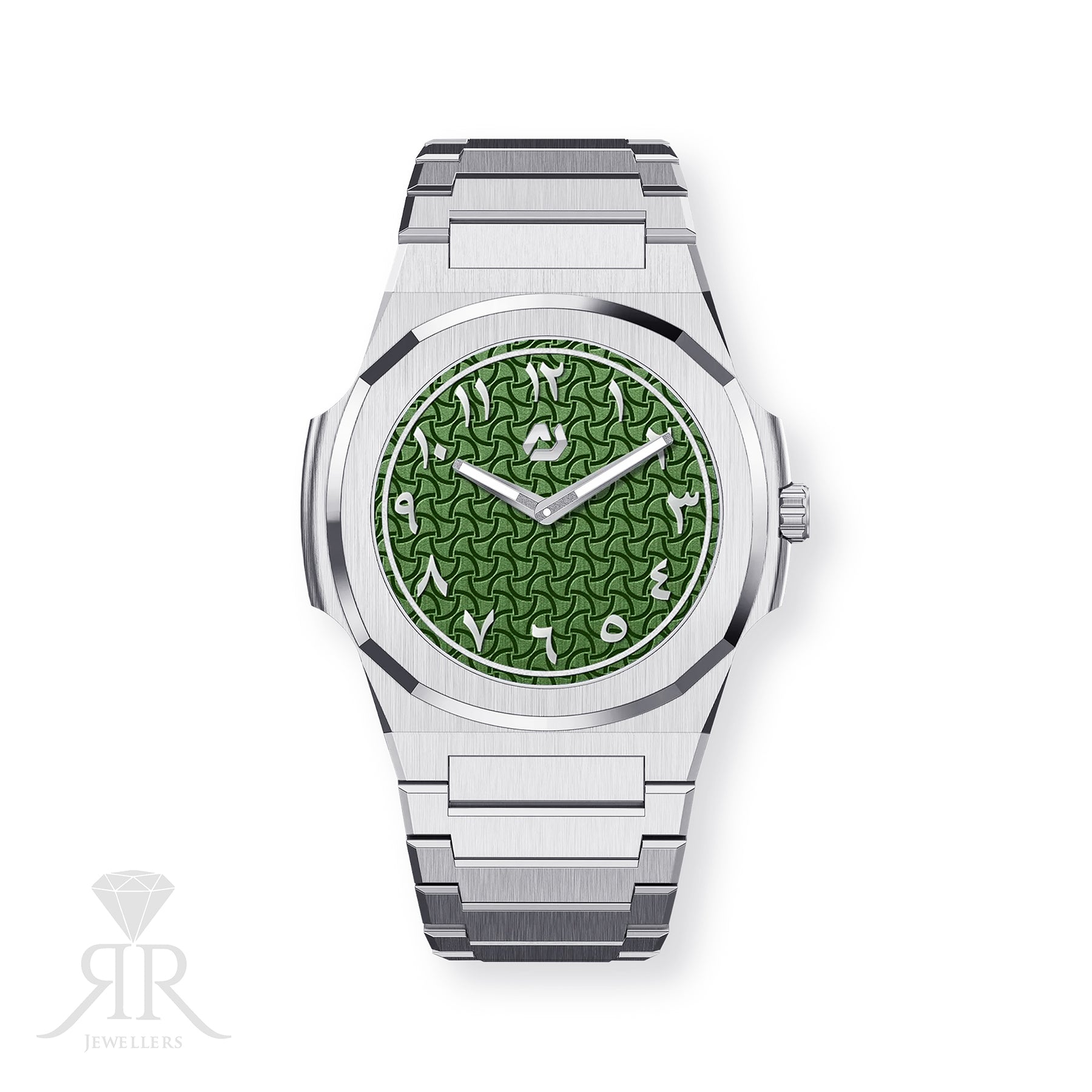 Nuun Official Origen Steel MS Arabic Dial - Vineyard 38mm at RR Jewellers Yarm UK