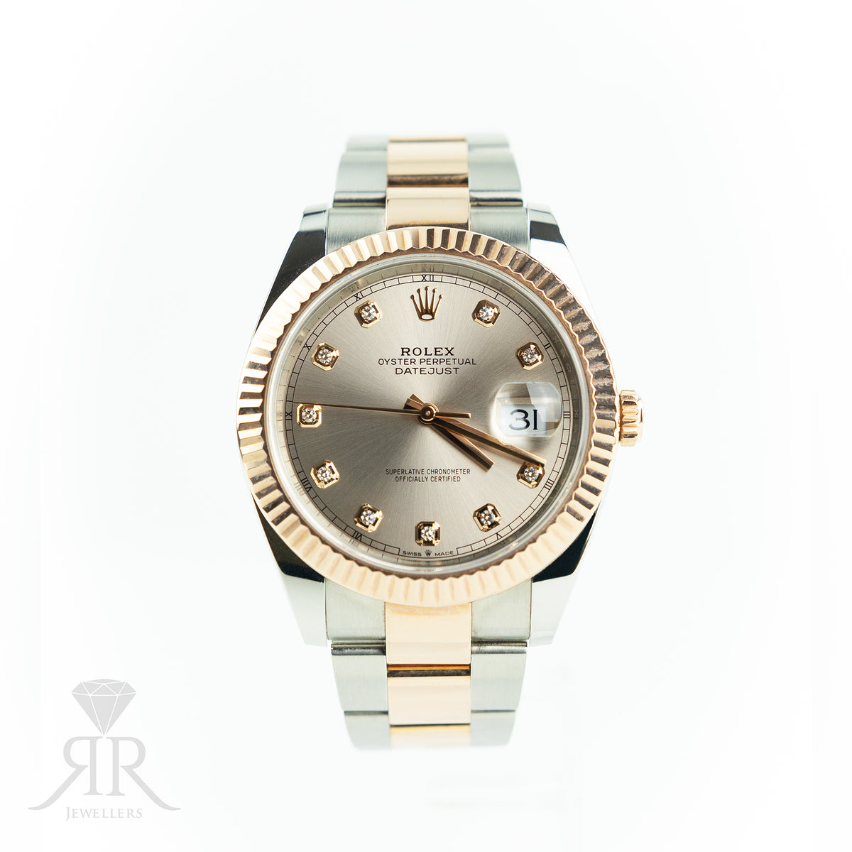 2020 Rolex DATEJUST 41 Oystersteel & Everose Gold 126331 at RR Jewellers Yarm UK