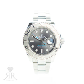 2023 Rolex YACHT-MASTER Oystersteel & Platinum, Slate Dial, 40mm 126622 at RR Jewellers Yarm